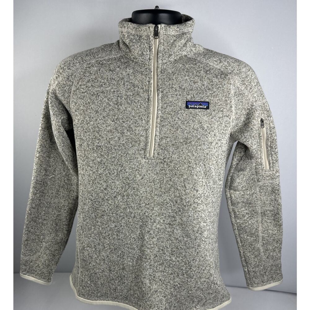 Patagonia Better Sweater 1/4 Zip Fleece Pullover Women’s medium pelican grey